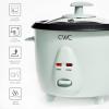COOK WITH COLOR 6 Cup Rice Cooker 300W – Effortless Cooking and Perfectly, Cooks 3 Cups of Raw Rice for 6 Cups of Cooked Rice, Sage(Sage)