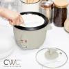 COOK WITH COLOR 6 Cup Rice Cooker 300W – Effortless Cooking and Perfectly, Cooks 3 Cups of Raw Rice for 6 Cups of Cooked Rice, Sage(Sand)