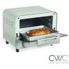 COOK WITH COLOR Mini Toaster Oven: 600W Power, Precision Timer, Auto Shutoff, and Culinary Delights Up To 450 Degrees, Grey(Sage)