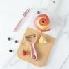 Social Chef 2-Piece Vegetable Peeler Set- Set of 2 Stainless Steel Blade Vegetable Peelers Set – Y Peeler and Swivel Peeler for Peeling Potatoes, Vegetables and Fruits (Navy)(Pink)