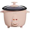 COOK WITH COLOR 6 Cup Rice Cooker 300W – Effortless Cooking and Perfectly, Cooks 3 Cups of Raw Rice for 6 Cups of Cooked Rice, Sage(Blush)