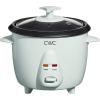 COOK WITH COLOR 6 Cup Rice Cooker 300W – Effortless Cooking and Perfectly, Cooks 3 Cups of Raw Rice for 6 Cups of Cooked Rice, Sage(Sage)