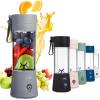 COOK WITH COLOR Mini Portable Blender – 250W Power, 12oz Capacity, Stainless Steel Blade, Wireless/USB Rechargeable, Grey(Grey)
