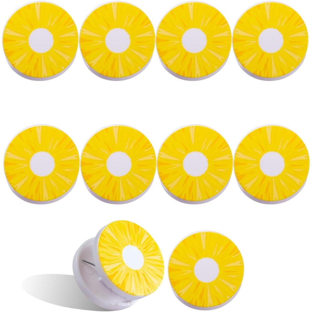 imageCOOK WITH COLOR Cute Bag Clips  10 Pc Set of Funny Chip Clips and Snack Clips  Kitchen and Food Bag Clips for Airtight Seal for Food Storage CandyPineapple