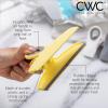 COOK WITH COLOR Bag Clips – Heavy Duty Chip Clip and Refrigerator Magnet Clips for Food Storage with Air Tight Seal Grip, Yellow and Grey, Pack of 8 Large Clips(Yellow and Grey)