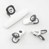 COOK WITH COLOR Bag Clips, Heavy Duty Chip Clip and Refrigerator Magnet Clips for Food Storage with Air Tight Seal Grip for Snack Bags and Food Bags (Grey, Pack of 8)(White)