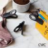 COOK WITH COLOR Bag Clips with Magnet- Food Clips for Snack and Bread Bags (Pink and Grey, Pack of 10)(Black)