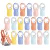 COOK WITH COLOR Bag Clips with Magnet- Food Clips for Snack and Bread Bags (Pink and Grey, Pack of 10)(Bright Colors)