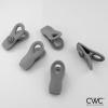 COOK WITH COLOR Bag Clips with Magnet- Food Clips for Snack and Bread Bags (Pink and Grey, Pack of 10)(Gray)