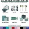 COOK WITH COLOR Bag Clips with Magnet- Food Clips for Snack and Bread Bags (Pink and Grey, Pack of 10)(Green Ombre)