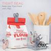 COOK WITH COLOR Bag Clips with Magnet- Food Clips for Snack and Bread Bags (Pink and Grey, Pack of 10)(Pink and Grey)