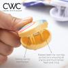 COOK WITH COLOR Cute Bag Clips – 10 Pc. Set of Funny Chip Clips and Snack Clips – Kitchen and Food Bag Clips for Airtight Seal for Food Storage (Candy)(Candy)