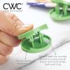 COOK WITH COLOR Cute Bag Clips – 10 Pc. Set of Funny Chip Clips and Snack Clips – Kitchen and Food Bag Clips for Airtight Seal for Food Storage (Candy)(Kiwi)