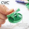 COOK WITH COLOR Cute Bag Clips – 10 Pc. Set of Funny Chip Clips and Snack Clips – Kitchen and Food Bag Clips for Airtight Seal for Food Storage (Candy)(Watermelon)