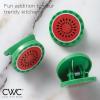 COOK WITH COLOR Cute Bag Clips – 10 Pc. Set of Funny Chip Clips and Snack Clips – Kitchen and Food Bag Clips for Airtight Seal for Food Storage (Candy)(Watermelon)