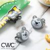 COOK WITH COLOR Cute Bag Clips – 10 Pc. Set of Funny Chip Clips and Snack Clips – Kitchen and Food Bag Clips for Airtight Seal for Food Storage (Candy)(Wolf)