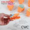 COOK WITH COLOR Cute Bag Clips – Funny Snack Clips, Magnetic Chip Clips for Bags – Kitchen and Food Bag Clips for Airtight Seal for Food Storage, Pink, Pack of 10(Ice Cream)