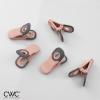 COOK WITH COLOR Cute Bag Clips – Funny Snack Clips, Magnetic Chip Clips for Bags – Kitchen and Food Bag Clips for Airtight Seal for Food Storage, Pink, Pack of 10(Pink)