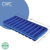 COOK WITH COLOR Ice Cube Tray for Water Bottles – Easy Release, Durable and Flexible Silicone Ice Stick Tray with Lid for Bottles, Sports Drinks and Soda – 10 Stick Capacity