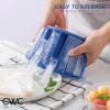 COOK WITH COLOR Ice Cube Tray for Water Bottles – Easy Release, Durable and Flexible Silicone Ice Stick Tray with Lid for Bottles, Sports Drinks and Soda – 10 Stick Capacity