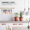 COOK WITH COLOR Kitchen Gadget Set Copper Plated Stainless Steel Utensils with Soft Touch Handles, Copper Navy, 7 Pieces(Copper Grey)
