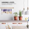 COOK WITH COLOR Kitchen Gadget Set Copper Plated Stainless Steel Utensils with Soft Touch Handles, Copper Navy, 7 Pieces(Copper Lavender)