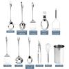 COOK WITH COLOR Kitchen Utensil Set – 10-piece premium Nonstick & Heat Resistant Kitchen Gadgets, Turner, Spaghetti Server, Serving Spoons, Whisk, Tongs, Masher & Utensil Holder, Stainless Steel(Stainless Steel)