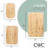 COOK WITH COLOR Non-Slip Cutting Board Set – Kitchen Essentials with Easy Grip Handle for Meat, Veggies, and Fruits, 3 Cutting Boards, Bamboo Non-Slip Grey(Bamboo Non-Slip Sage)
