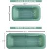 COOK WITH COLOR Over the Sink Strainer – Expandable Colander Basket Fruit and Vegetable Washing Basket, Large Pasta Extendable for Kitchen (Sage), YPOSS10 SAG(Sage)