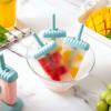 COOK WITH COLOR Popsicle Mold – 6 Section Reusable Ice Pop Molds for Frozen Yogurt, Ices, Ice Creams and Homemade Popsicles for Toddlers, Kids and Adults (Light Blue Classic)