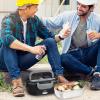 COOK WITH COLOR Portable Electric Lunch Box – 2-in-1 Heated Food Heater for Car, Truck, Home, Work – Hot Meals On-The-Go!, Black(Black)