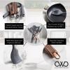 COOK WITH COLOR Silicone Cooking Utensils, Kitchen Utensil Set, Easy to Clean Silicone Kitchen Utensils, Cooking Utensils for Nonstick Cookware, Kitchen Gadgets Set, Mini, Black(Gray)