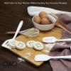 COOK WITH COLOR Silicone Cooking Utensils, Kitchen Utensil Set, Easy to Clean Silicone Kitchen Utensils, Cooking Utensils for Nonstick Cookware, Kitchen Gadgets Set, Mini, Black(White)