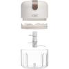 COOK WITH COLOR Wireless Food Chopper – Effortlessly Chop, Great for Garlic, Ginger, Herbs, Chili, Minced Meat, Onions, 8 Oz, Black(Creme)