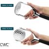 Cook With Color Hand Held Potato Masher – Professional Stainless Steel with Soft Comfort Handles Food Masher, Pink(Collapsible)