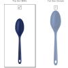 Cook With Color Kitchen Utensil Set – Silicone Kitchen Tools, Whisk, Tong, Spatula, Spoonula and Spoon, Navy Collection(Navy Collection)
