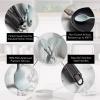 Country Kitchen Silicone Cooking Utensils – Easy to Clean Kitchen Tools, Spatula Set for Nonstick Cookware, Mini, White(Mint)