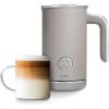 COOK WITH COLOR 4-in-1 Electric Milk Steamer and Frother – 2-Minute Heating and Frothing, Hot and Cold Foam Maker for Coffee, Latte, Cappuccino, Macchiato, Milk Warmer, Auto Shut Off, Sand(Sand)
