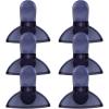 COOK WITH COLOR Bag Clip with Magnet- Chip Bag Clip, Sealing Food Clips, Plastic Clips for Food and Kitchen Storage, Chip Clip and Snack Bag Clips, 6 Pack, Gray(Blue)