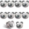 COOK WITH COLOR Cute Bag Clips – 10 Pc. Set of Funny Chip Clips and Snack Clips – Kitchen and Food Bag Clips for Airtight Seal for Food Storage (Candy)(Elephant)