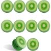COOK WITH COLOR Cute Bag Clips – 10 Pc. Set of Funny Chip Clips and Snack Clips – Kitchen and Food Bag Clips for Airtight Seal for Food Storage (Candy)(Kiwi)