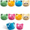 COOK WITH COLOR Cute Bag Clips – 10 Pc. Set of Funny Chip Clips and Snack Clips – Kitchen and Food Bag Clips for Airtight Seal for Food Storage (Candy)(Monster 2)