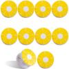 COOK WITH COLOR Cute Bag Clips – 10 Pc. Set of Funny Chip Clips and Snack Clips – Kitchen and Food Bag Clips for Airtight Seal for Food Storage (Candy)(Pineapple)