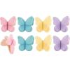 COOK WITH COLOR Cute Bag Clips – Funny Snack Clips, Magnetic Chip Clips for Bags – Kitchen and Food Bag Clips for Airtight Seal for Food Storage, Pink, Pack of 10(More Butterflies)