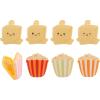 COOK WITH COLOR Cute Bag Clips – Funny Snack Clips, Magnetic Chip Clips for Bags – Kitchen and Food Bag Clips for Airtight Seal for Food Storage, Pink, Pack of 10(Popcorn)