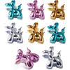 COOK WITH COLOR Cute Bag Clips – Funny Snack Clips, Magnetic Chip Clips for Bags – Kitchen and Food Bag Clips for Airtight Seal for Food Storage, Pink, Pack of 10(Balloon Poodles)