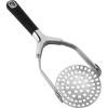 Cook With Color Hand Held Potato Masher – Professional Stainless Steel with Soft Comfort Handles Food Masher, Pink(Collapsible)