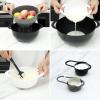 COOK WITH COLOR Nesting Bowls with Measuring Cups Colander and Sifter Set – Includes Mixing Bowls, Colander, Sifter and Measuring Cups, Mint, 8 Pc Bowl(Black)