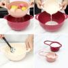 COOK WITH COLOR Nesting Bowls with Measuring Cups Colander and Sifter Set – Includes Mixing Bowls, Colander, Sifter and Measuring Cups, Mint, 8 Pc Bowl(Rose)