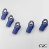 COOK WITH COLOR Bag Clips with Magnet- Food Clips, Chip Clips, Bag Clips for Food Storage with Airtight Seal Grip for Bread Bags, Snack Bags and Food Bags (White, Pack of 10)(Blue)